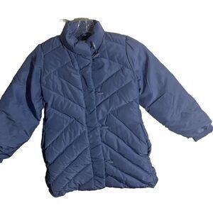VTG Woolrich The Woman size M medium Down Puffer Jacket 21186 60/40 Poly-Nylon